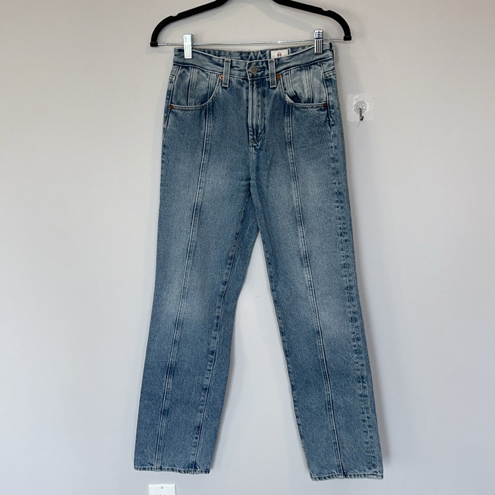 AG Panelled Alexxis Vintage Slim Straight Jeans - Picture 5 of 10